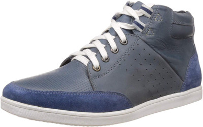 

Bata Lil Wayne Men Smooth Leather Mid Ankle Sneakers For Men(Blue