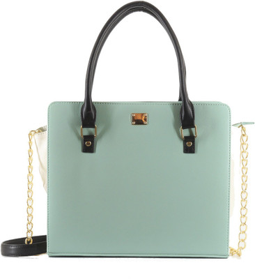 

Bagstopia Women Casual Green PU Sling Bag
