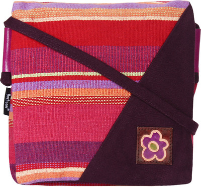 

Anekaant Women Casual Multicolor Cotton Sling Bag