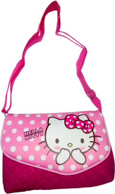 

kidoz kingdom Girls Casual Pink PU Sling Bag