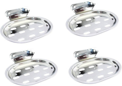 

NAKODAENTERPRISES OVAL SOAP STAND(CROM PLETING, C.P), C.p;crom pleting
