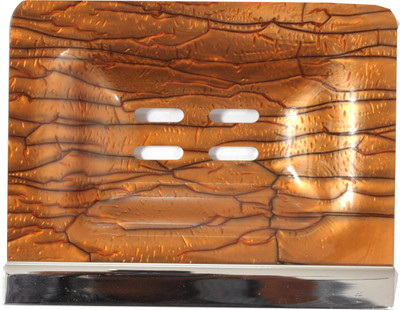 

Khushi Single soap dish(Marble Brown)