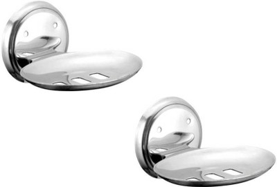 

NAKODAENTERPRISES OVAL SOAP DISH(CROM PLETING, C.P), C.p;crom pleting