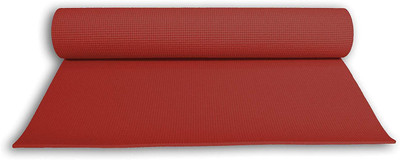 

QUINERGYS ™ Sweatproof Organic Eco-Friendly Health & Fitness Yoga Mat Red 6 mm Yoga Mat, Red-54