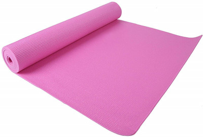 

QUINERGYS ™ All Purpose High Density Non-Slip Exercise Yoga Mat with Carrying Strap Pink 6 mm Yoga Mat, Pink-26