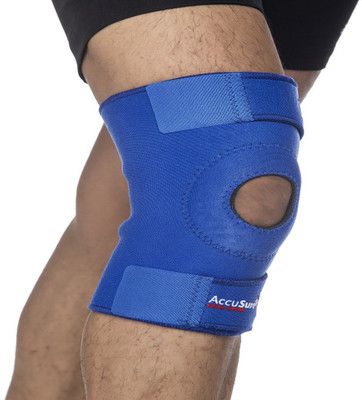 

AccuSure ORTHO NEOPRENE KNEE SUPPORT OPEN PATELLA Knee, Calf & Thigh Support(Blue