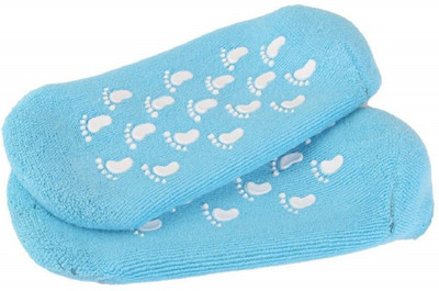 

Boldnyoung Spa Moisturizing Gel Socks for Dry Feet and Ankles Heel Support (, Blue