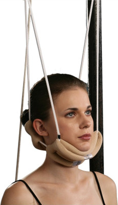 

Tynor Cervical Traction Head Halter Neck Support (, Beige