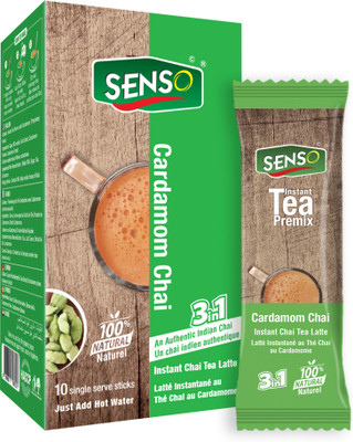 

senso CARDAMOM TEA PREMIX ( 10 SACHETS OF 14 GRAMS) Cardamom Tea Box(140 g)