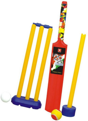 

skyler Senior Set - Plastic Cricket Kit (Bat Size: 3 (For Kids)) Cricket Kit Cricket Bat