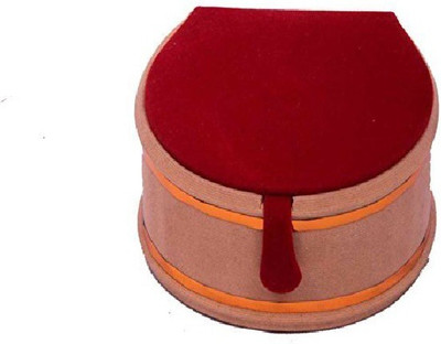 

Addyz Combo Pack Of 7 Pieces Round Bangle small Box Travel Case jewellery Vanity Box(Maroon, Red)