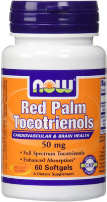 

Now Foods Red Palm Tocotrienols 50 mg 60 Softgels(60 No)