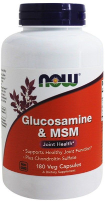 

Now Foods Glucosamine & MSM 180 Veg Capsules(180 No)
