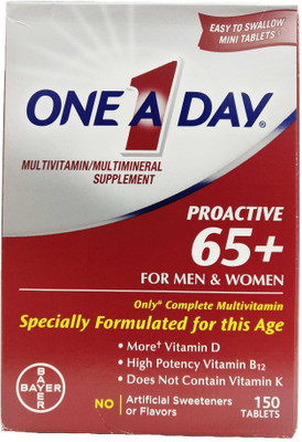 

One A Day Proactive 65+ Multivitamin - 150 Tablets(150 No)