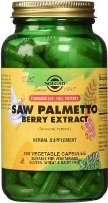 

Solgar Saw Palmetto Berry Extract 180 Vegetable Capsules(180 No)