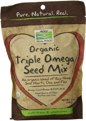 

Now Foods Real Food Organic Triple Omega Seed Mix 12 oz (340 g)(340 g)