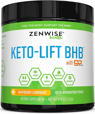 

Zenwise Health Keto-Lift BHB Beta-Hydroxybutyrate Raspberry Lemonade 8.18 oz (232 g)(232 g)