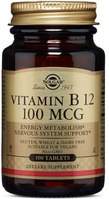 

Solgar Vitamin B12 100 mcg 100 Tablets(100 No)