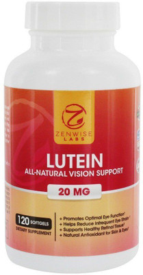 

Zenwise Health Lutein All Natural Vision Support 20 mg 120 Softgels(120 No)
