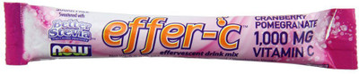 

Now Foods Effer-C Effervescent Drink Mix Cranberry Pomegranate 30 Packets 5.82 oz (165 g)(165 g)
