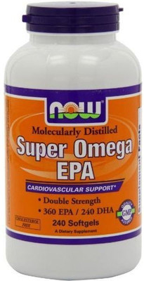 

Now Foods Super Omega EPA Molecularly Distilled 240 Softgels(240 No)