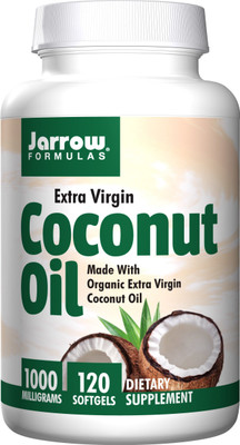 

Jarrow Formulas Coconut Oil Extra Virgin 1000 mg 120 Softgels(120 No)