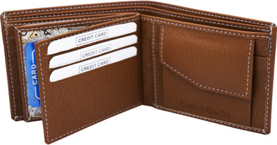 

Dezire Crafts Men Formal Brown Artificial Leather Wallet(5 Card Slots), Tan