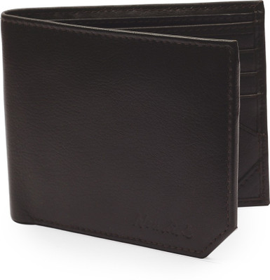 

Newhide Men Formal Black Genuine Leather Wallet(4 Card Slots), Brown