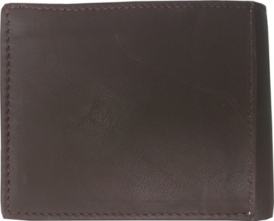 

HOTDEALZZ Men Brown Genuine Leather Wallet(4 Card Slots)