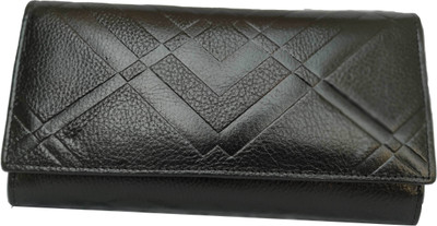 

Good Life Stuff Women Casual Black Genuine Leather Wallet(6 Card Slots)