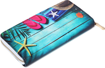 

A Vintage Affair Women Multicolor Canvas Wallet(6 Card Slots)