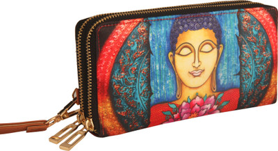 

All Things Sundar Girls Casual Multicolor Fabric Wallet(6 Card Slots)