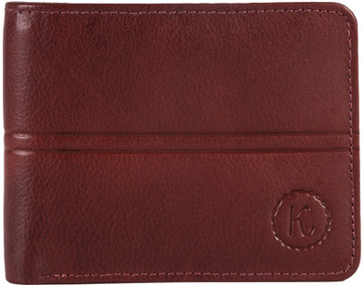 K'Mirada Men Brown Genuine Leather Wallet(6 Card Slots)
