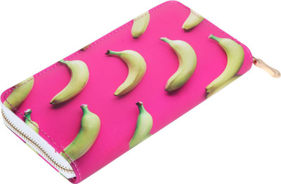

A Vintage Affair Women Pink Canvas Wallet(6 Card Slots)