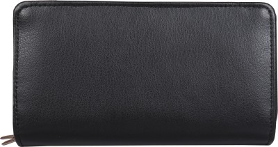 

Anekaant Women Black Artificial Leather Wallet(10 Card Slots)