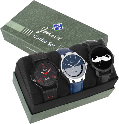 

JAINX JXT816 Triple Combo Analog Watch - For Men