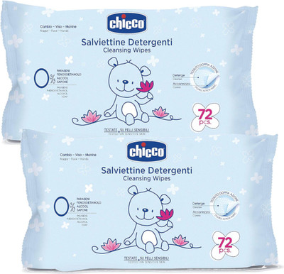 

Chicco Wipes Without Flip Cover (72 Pcs-Pack of 2)(2 Pieces)