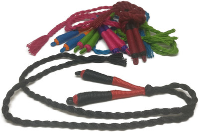 

Aumni Crafts Handmade Jewellery Making Adjustable Cotton Dori Back Rope Cord 17inch Long 1cm Thick Cord Assorted Colors (Pack of 8 pieces)