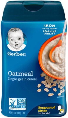 Gerber Oatmeal Cereal - 227g (8oz) Cereal(227 g, 6)