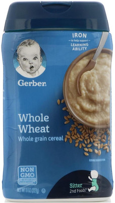 

Gerber Whole Wheat Cereal - 227g (8oz) (Pack of 6) Cereal(1362 g, Pack of 6, 6)