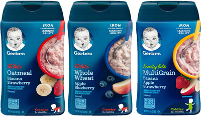 

Gerber Cereal Combo 227g (8oz) (Pack of 3) - Assorted Options 34 Cereal(681 g, Pack of 3, 6)