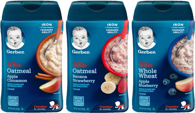 

Gerber Cereal Combo 227g (8oz) (Pack of 3) - Options 22 Cereal(681 g, Pack of 3, 6)