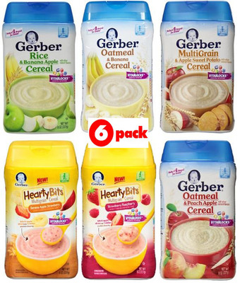 

Gerber Cereal Combo 227g (8oz) (Pack of 6) - Assorted Options 63 Cereal(1362 g, Pack of 6, 6)