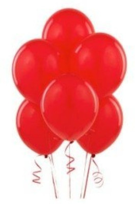 

Smartcraft Solid Metallic Balloons - Pack of 50 (Red) Balloon(Red, Pack of 50)