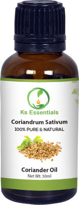 

Ks Essentials 100% Pure Coriander Essential Oil Natural & Undiluted For Skin care & Hair(30 ml)