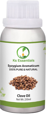 

Ks Essentials 100% Pure Clove Essential Oil Therapeutic Grade for Hair and Skin(250 ml)