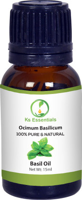 

Ks Essentials 100% Pure Basil Essential Oil (Ocimum Basilicum)(15 ml)
