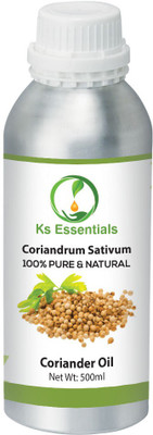 

Ks Essentials 100% Pure Coriander Essential Oil Natural & Undiluted For Skin care & Hair(500 ml)