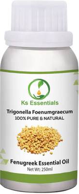 

Ks Essentials 100% Pure Fenugreek (Methi) Essential Oil (Trigonella foenumgraecum) Therapeutic Grade(250 ml)