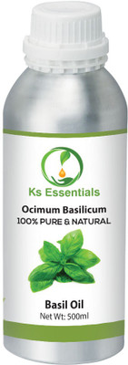 

Ks Essentials 100% Pure Basil Essential Oil (Ocimum Basilicum)(500 ml)